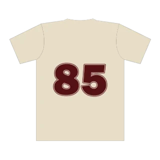 85 Crème, achterkant